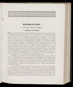 A. Die baulichen Anlagen.