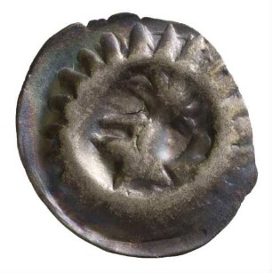 Münze, Hohlpfennig, 1440/1470