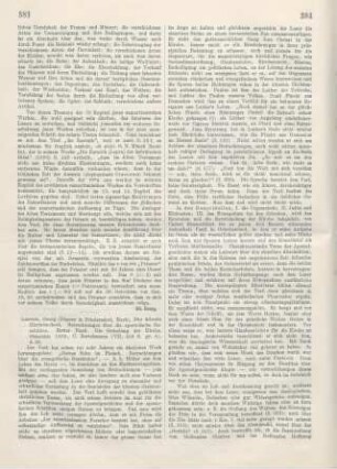 383-386 [Rezension] Lasson, Georg, Die älteste Christenheit