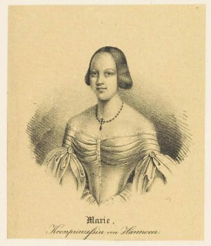 Bildnis der Marie Kronprinzessin von Hannover