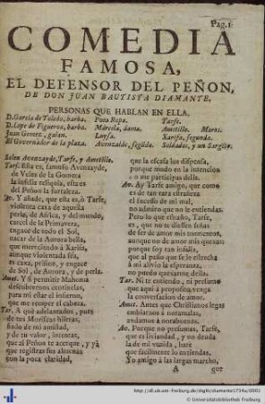 El defensor del Peñón : comedia famosa