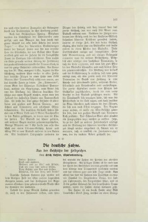 Die deutsche Fahne. Aus der Geschichte der Feldzeichen