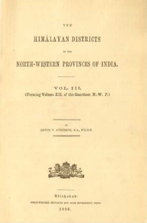 Vol. 12: Statistical, descriptive and historical account of the northwestern provinces of India