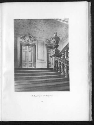 Die Haupttreppe im alten Fürstenbau
