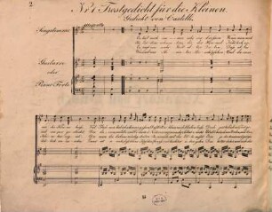 Alexandrina : Neujahrgeschenk für Freunde des Gesanges ; eine Sammlung von ein- und zweistimmigen Liedern und Gesängen mit Begleitung des Pianoforte oder der Guitarre ; 43tes Werk ; erster Jahrgang