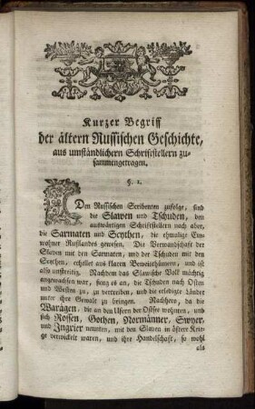 Kurzer Begriff der ältern Russischen Geschichte, ...