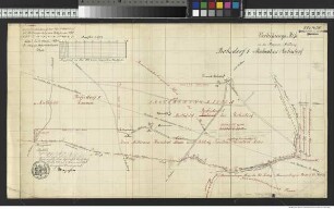 Verleihungsriss der Alaunerzmutung"Bohsdorf 1"bei Bohsdorf Krs. Spremberg