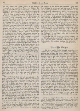 382-383 Literarische Notizen
