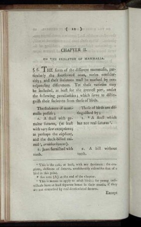 Chapter II. On The Skeleton Of Mammalia
