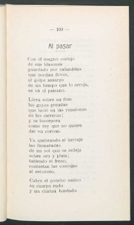 Al pasar
