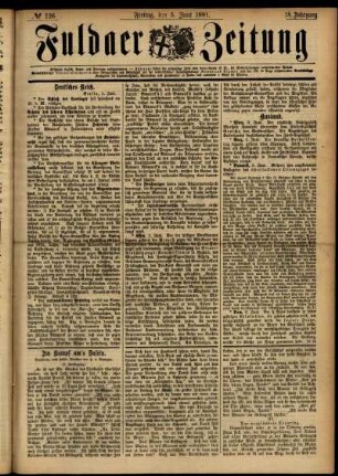 Ausgabe vom Freitag, den 05. Juni 1891.