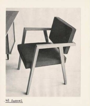 Sessel 48 von Frace Albini