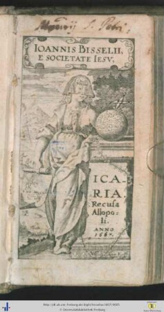 Ioannis Bisselii, E Societate Iesv, Icaria : Recusa