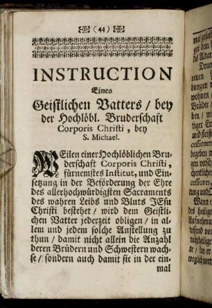 Instruction