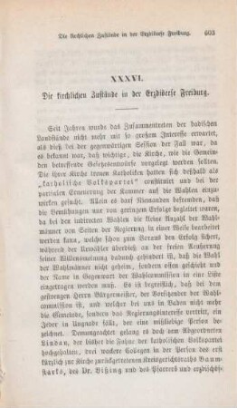 603-615 Die kirchlichen Zustände in der Erzdiöcese Freiburg