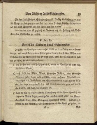 Betrift die Ablösung durch Schulmeister. - Reinig. Mariä, Himmelfarth, Hagelfeyer, Reformat.