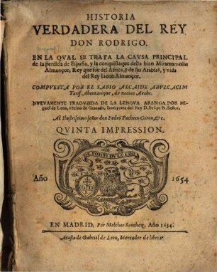 La verdadera historia del rey Don Rodrigo