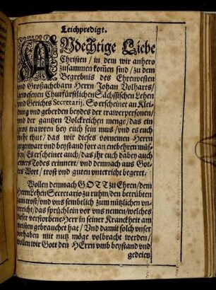 Leichpredigt