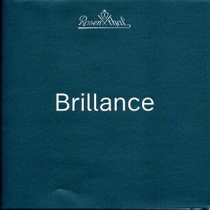 Produktprospekt für das Rosenthal-Service "Brillance"