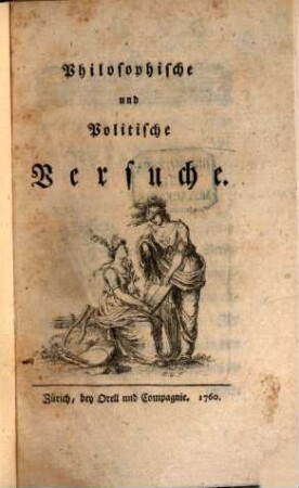Philosophische und Politische Versuche