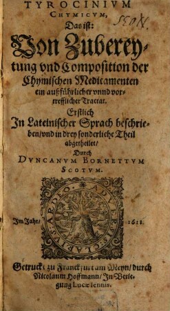 Tyrocinium Chymicum