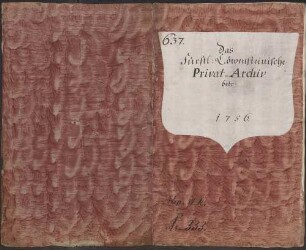 Das fürstlich löwensteinische Privatarchiv betreffend