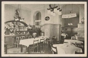 Ansichtskarte Restaurant "Schlesische Baude", Schlesische Straße 6 [1/2]