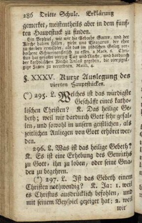 §. XXXV. - §. XL. Erklärung des vierten Hauptstückes.