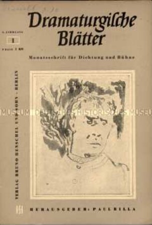 Monatsschrift für Dichtung und Bühne. 2. Jahrgang 1948