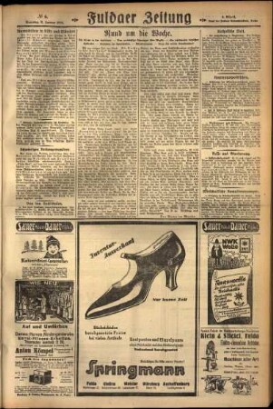 Zweite Ausgabe vom Sonntag, den 08. Januar 1928.