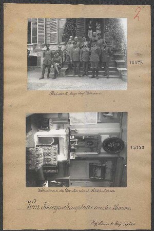 Vom Kriegsschauplatze an der Somme: Stab der 10. bay. Inf. Division