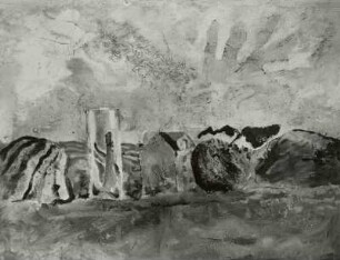Landschaft mit Stilleben