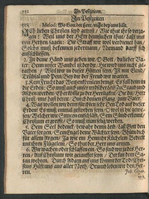 In Pestzeiten