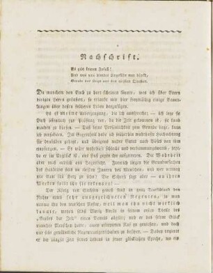 Nachschrift