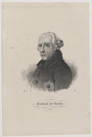 Bildnis des Friedrich der Grosse