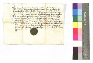 Friedrich Diether, Bürger zu Würzburg: Dienstgeld; Siegel: Diether.