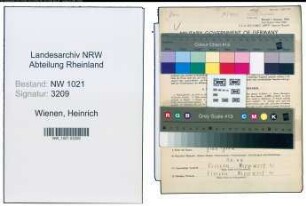 Entnazifizierung Heinrich Wienen , geb. 04.05.1903 (Landwirt)