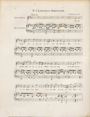 Sechs Lieder für eine Sopran- oder Tenor-Stimme mit Begleitung des Pianoforte : oeuvre 67