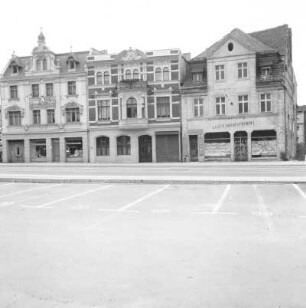 Cottbus-Mitte, Sandower Straße 11/12/13. Wohn- und Geschäftshäuser. Straßenfront