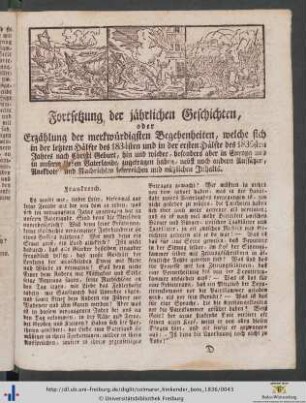 Fortsetzung der jährlichen Geschichten.