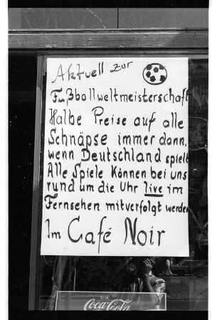 Kleinbildnegativ: Café Noir, 1986