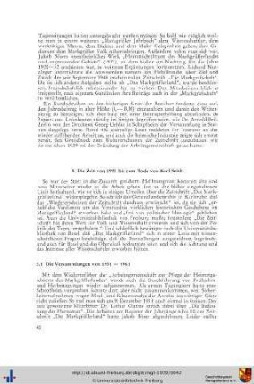 Die Versammlungen 1951-1961