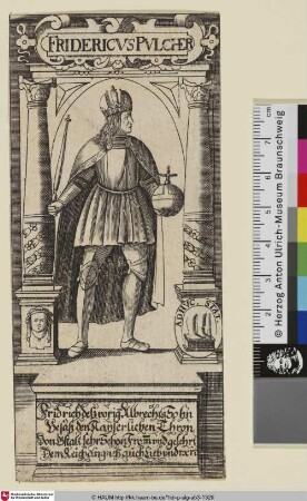 FRIDERICUS PVLCHER [Friedrich II., Heiliges Römisches Reich, Kaiser]