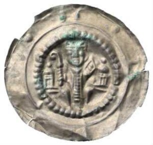 Fundmünze, Brakteat, um 1270 - 1275