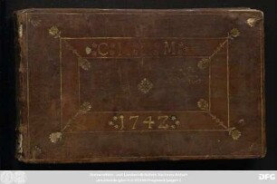 Stammbuch Christian Martin Kirchmayer