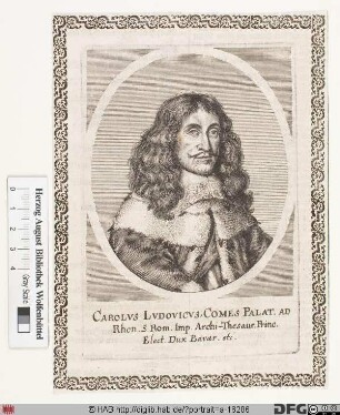 Bildnis Carl Ludwig, Kurfürst von der Pfalz (reg. 1648-80)