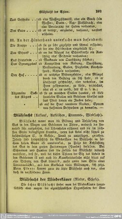 Blähsucht der Wiederkäuer