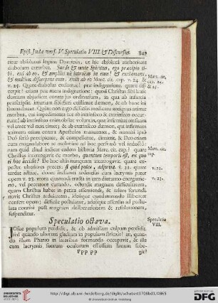 Speculatio octava