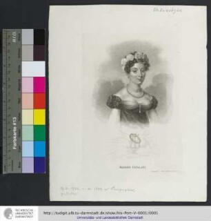 Madame Catalani : Engraved by from an Original Painting by Sangry