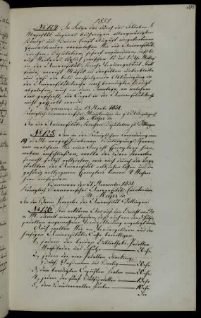 Huldigungsrevers der Universität Göttingen gegenüber König Georg V. von Hannover.